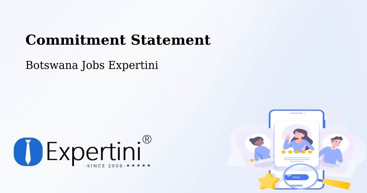 Corporate Commitment – Mogoditshane - Botswana Jobs Expertini